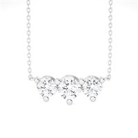 Collier Zanette Gioielli Femme in Or blanc Diamante Lab Grown AMA-GI-102-16CT1,14 - AMA-GI-102-16CT1,14